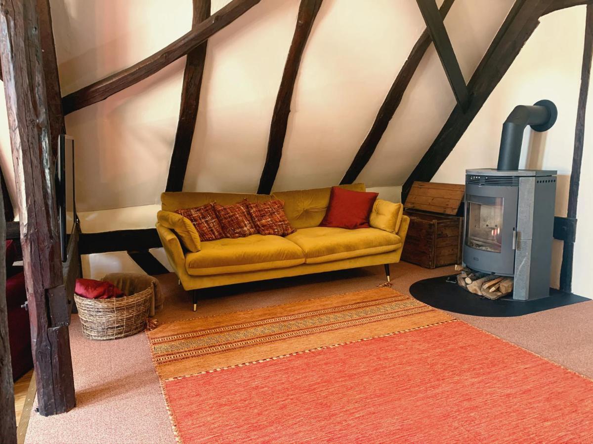 Historische Ferienwohnung Mit Kamin In Lich 외부 사진