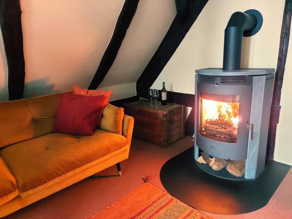 Historische Ferienwohnung Mit Kamin In Lich 외부 사진