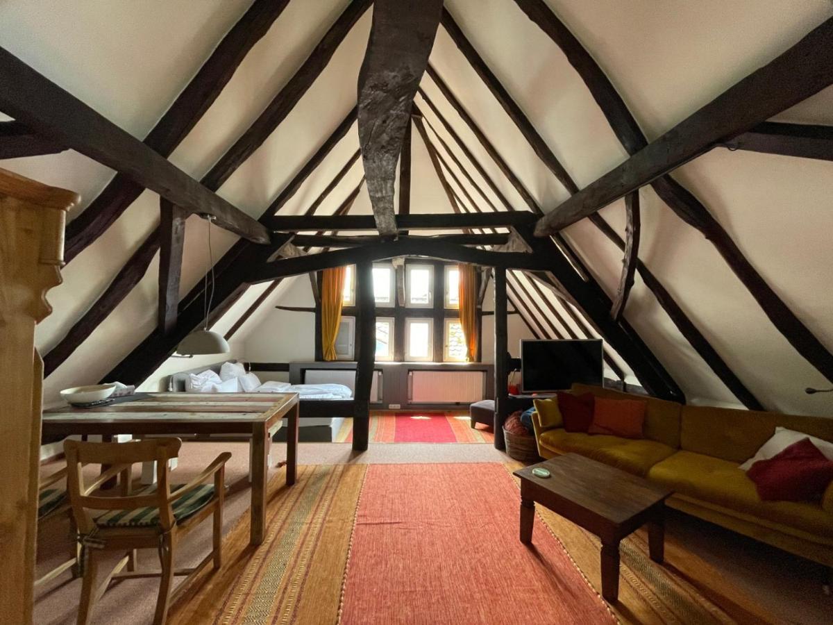 Historische Ferienwohnung Mit Kamin In Lich 외부 사진
